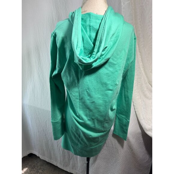 Artisans Love The Lake Mint Green Hooded Tunic Dress With Pockets NWT - Picture 6 of 9